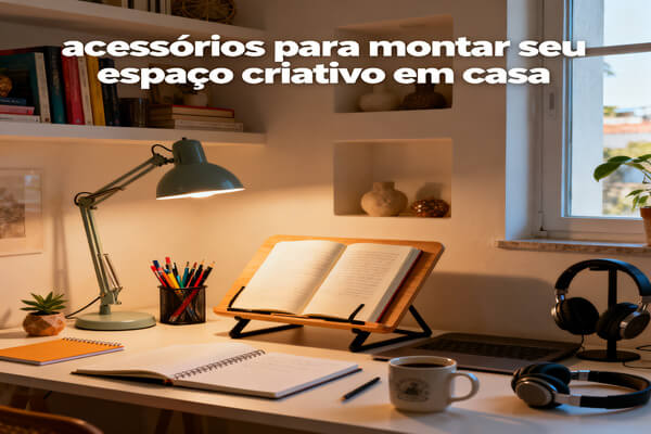 Acessórios para Montar seu Espaço Criativo em Casa